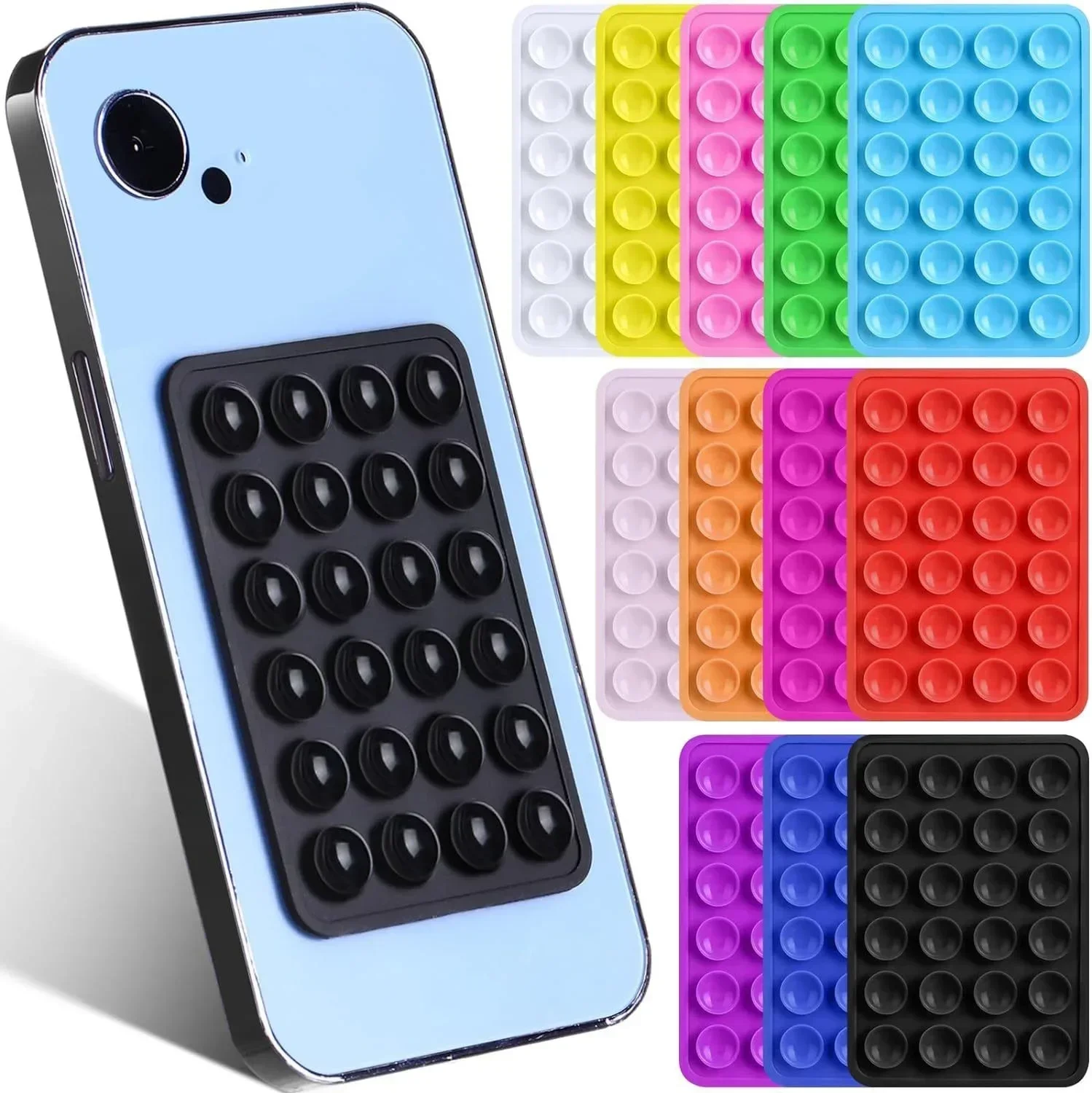 Phone Cases Video - حامل هاتف سيليكون بكأس شفط مزدوج