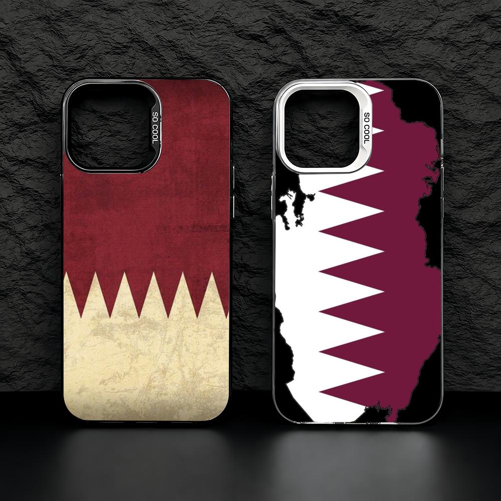Phone Cases Qatar - غطاء هاتف رياضي بتصميم علم قطر