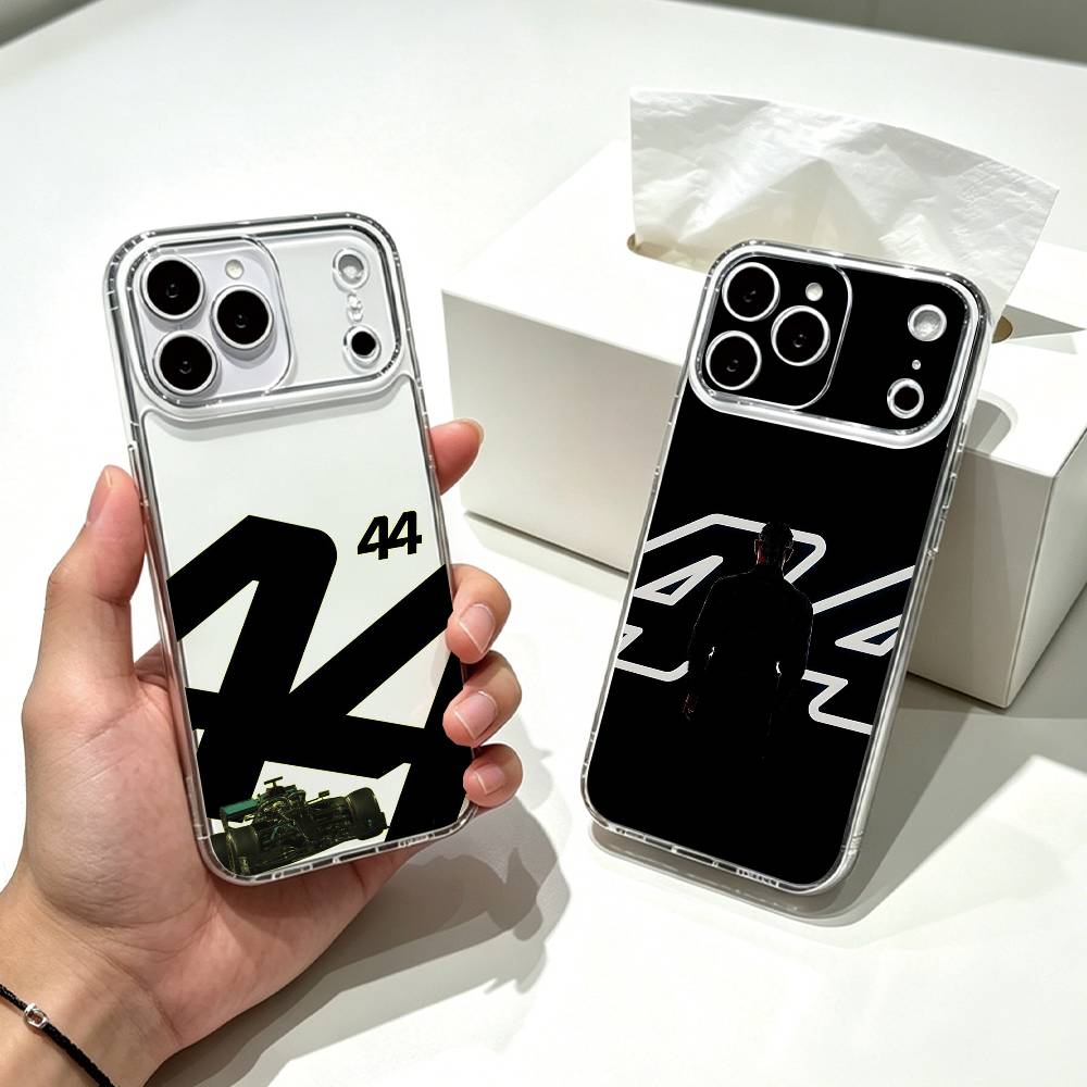 Phone Cases Hamilton - غطاء هاتف آر-ريسر لويس هاميلتون شفاف