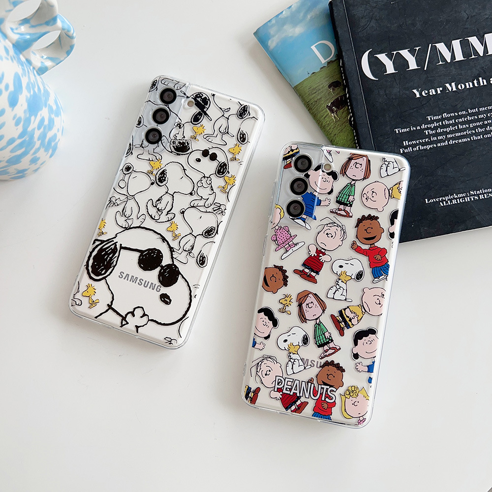 Phone Cases Transparent - غطاء هاتف شفاف بتصميم كرتوني لطيف