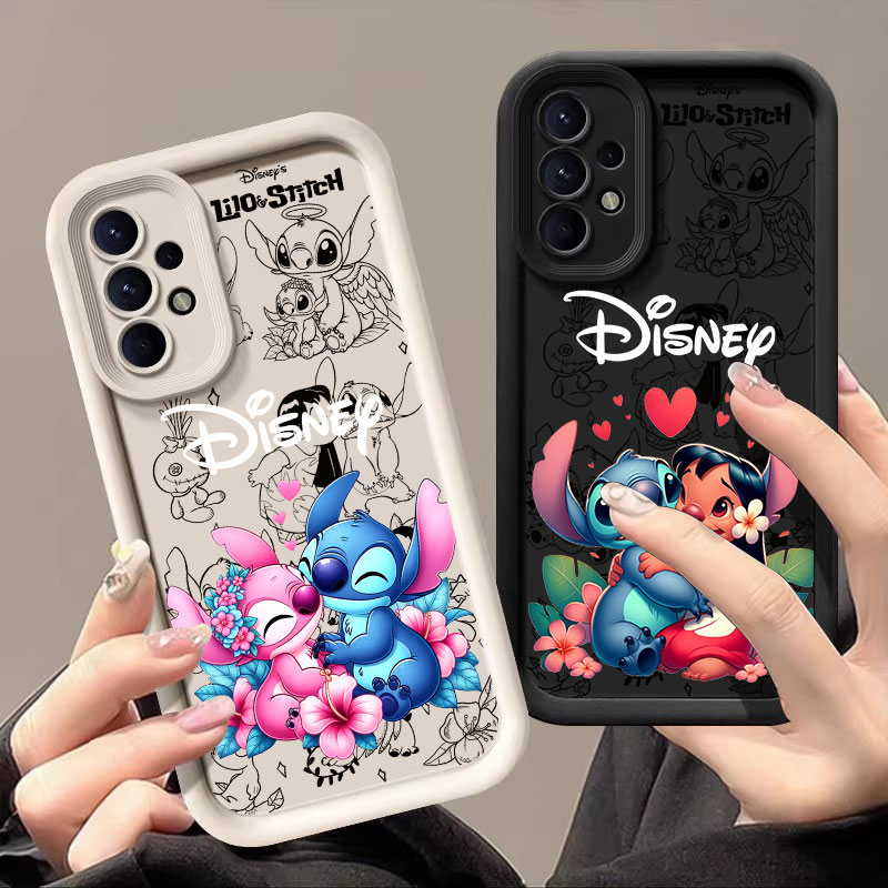 Phone Cases Disney - حافظة سيليكون بتصميم أنجل وستيتش كوالا