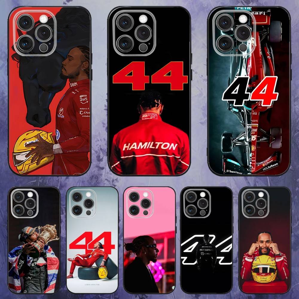 Phone Cases Hamilton - 44 L-Lewis H-Hamilton-S حافظة هاتف آيفون