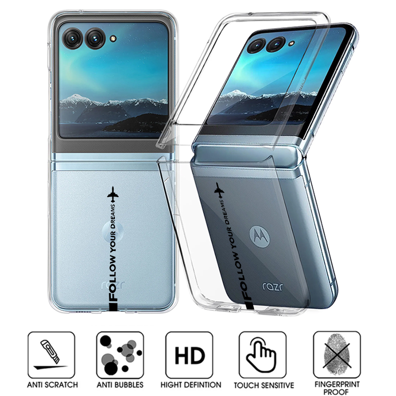 Phone Cases Transparent - حافظة هاتف بنمط مسار الطائرة لهاتف