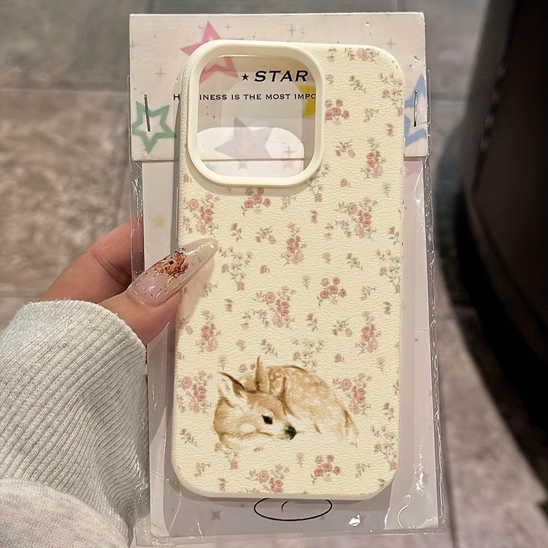 Phone Cases Xs Max - جراب هاتف ناعم بتصميم غزال لطيف