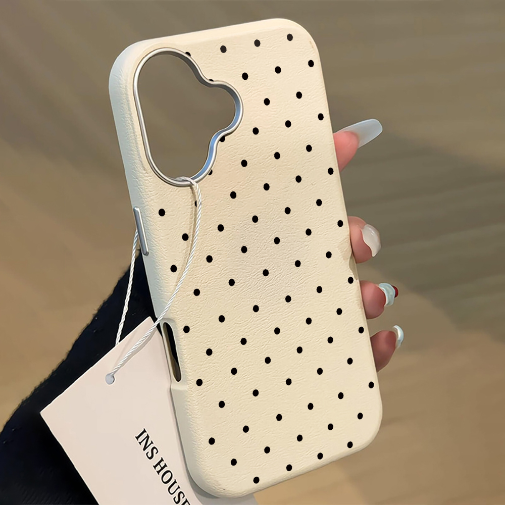 Phone Cases Cute Iphone 13 - غطاء هاتف كوري أنيق بنقاط البولكا