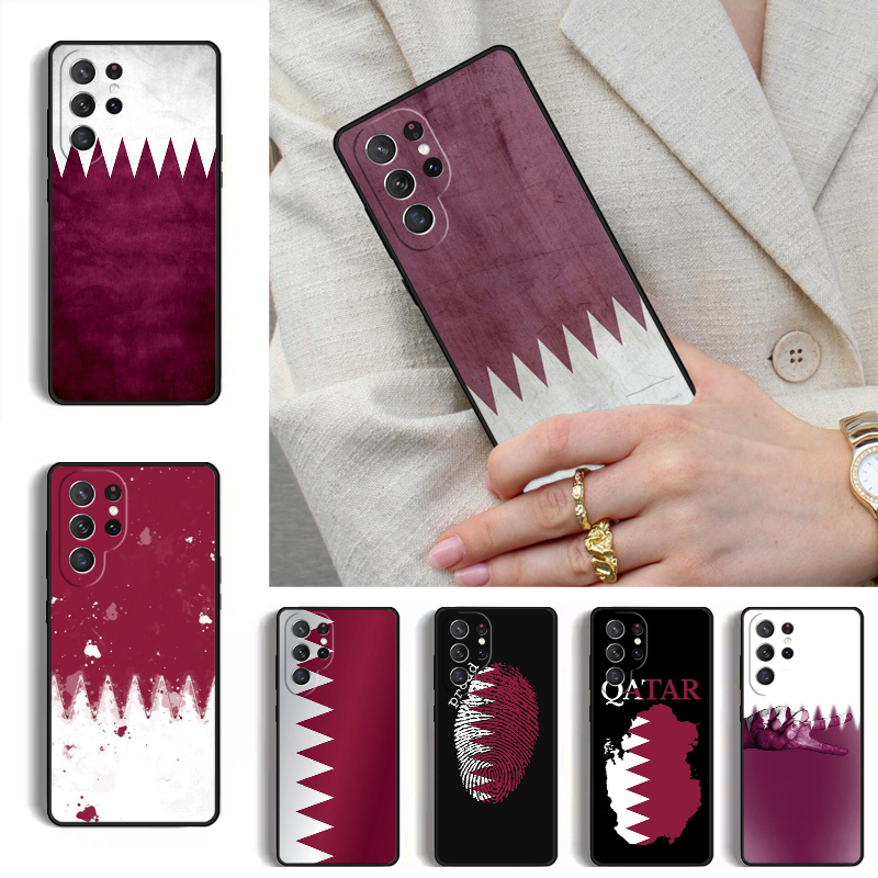 Phone Cases Qatar - غطاء هاتف بتصميم علم قطر الوطني