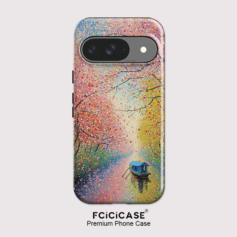 Phone Cases Pixel 10 Pro - حافظة هاتف Fcicicase ملونة بطبعة شجرة