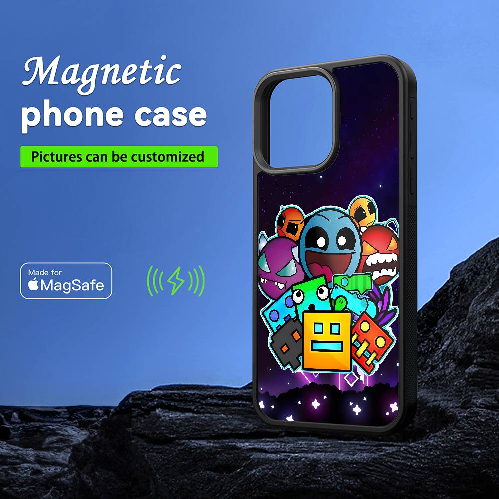 Phone Cases Video - لعبة فيديو G-Geometry Dash جراب هاتف