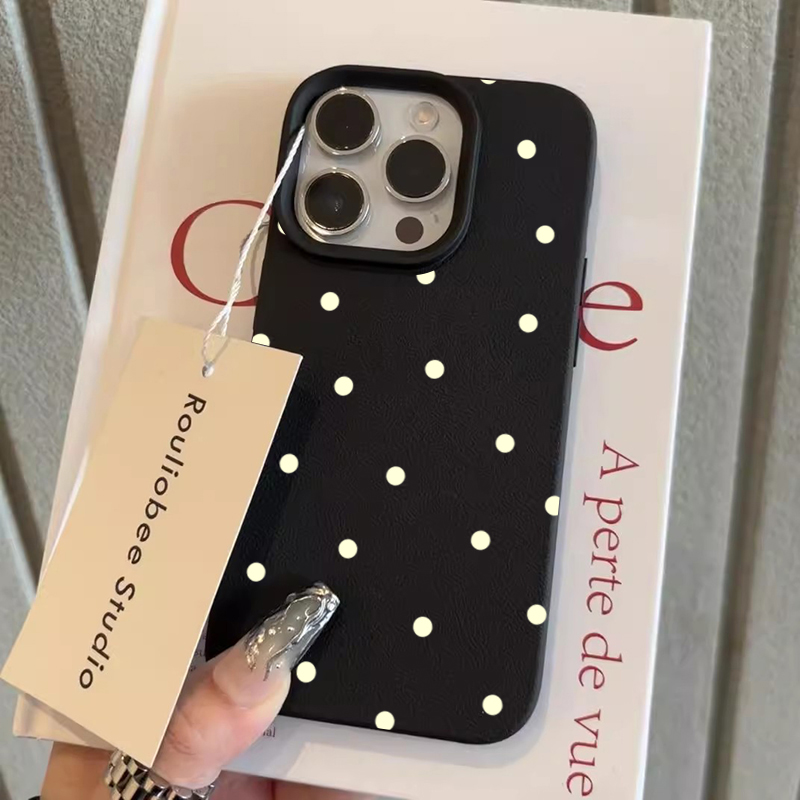 Phone Cases Cute Iphone 13 - شخصية ins بسيطة لطيف منقطة جراب