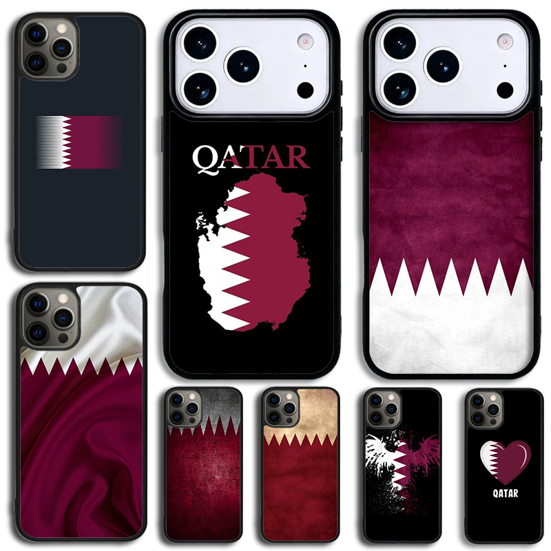 Phone Cases Qatar - غطاء هاتف بتصميم علم قطر الوطني