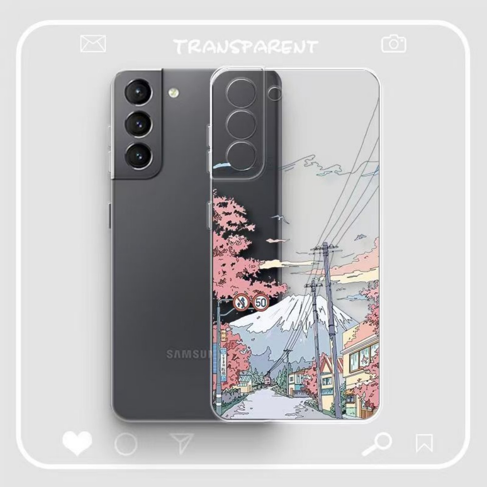 Phone Cases For Samsung S21 5G - جراب هاتف بنمط مانغا مرسوم لهاتف