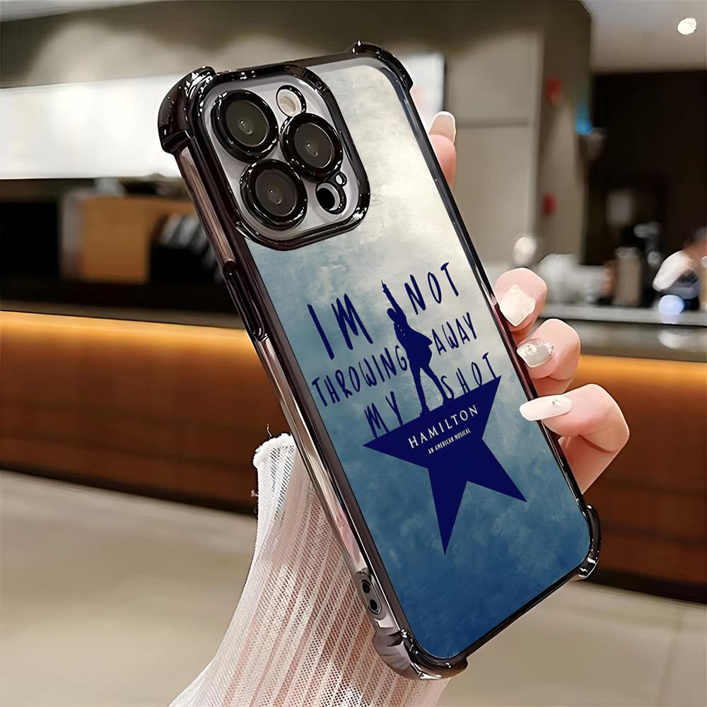 Phone Cases Hamilton - غطاء هاتف مطلي بتصميم كلمات أغنية