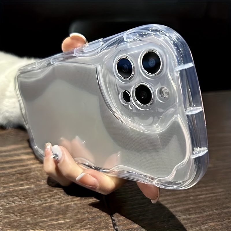 Phone Cases Transparent - غطاء هاتف شفاف من السيليكون لآيفون