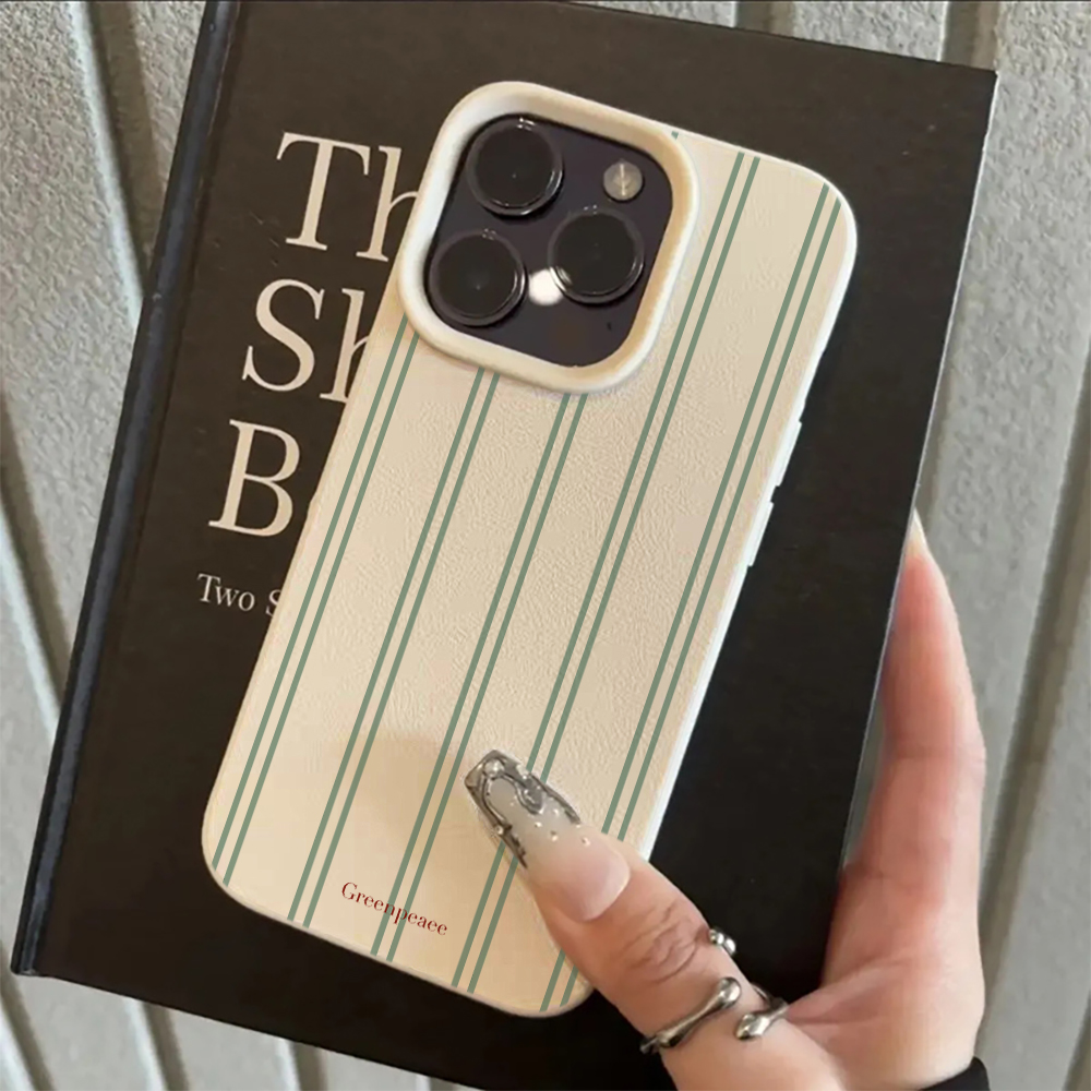 Phone Cases Australia - الأخضر شريط طباعة الصيف قضية الهاتف