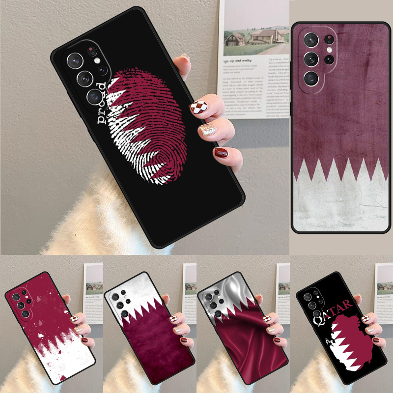 Phone Cases Qatar - غطاء هاتف بتصميم علم قطر الوطني