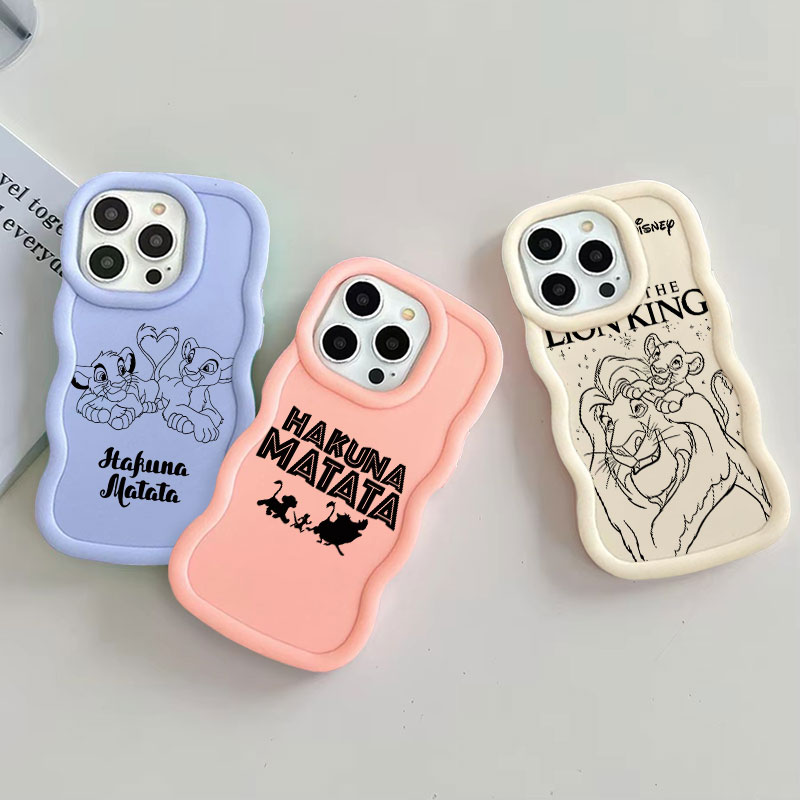 Phone Cases Disney - غطاء هاتف بتصميم الأسد الملك هاكونا