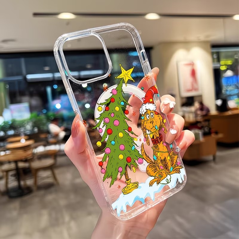 Phone Cases Magsafe - غطاء هاتف شفاف بتصميم جراءة كلب