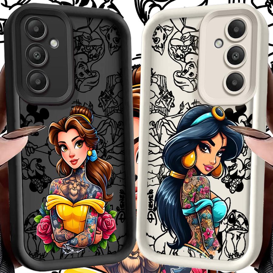 Phone Cases Disney - غطاء هاتف ناعم بتصميم أميرات ديزني