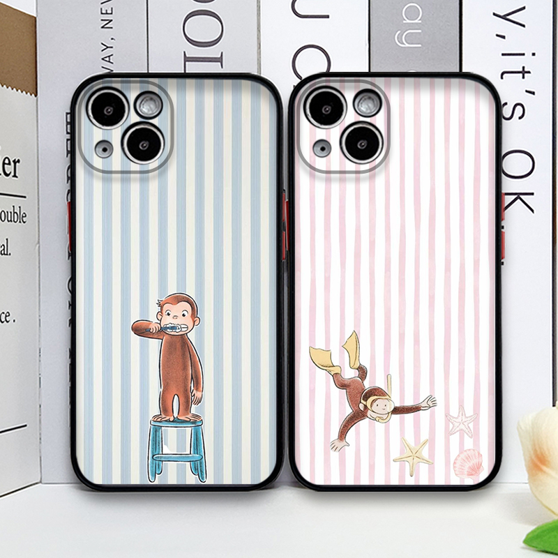 Phone Cases Xs Max - غطاء هاتف كرتوني مخطط على شكل