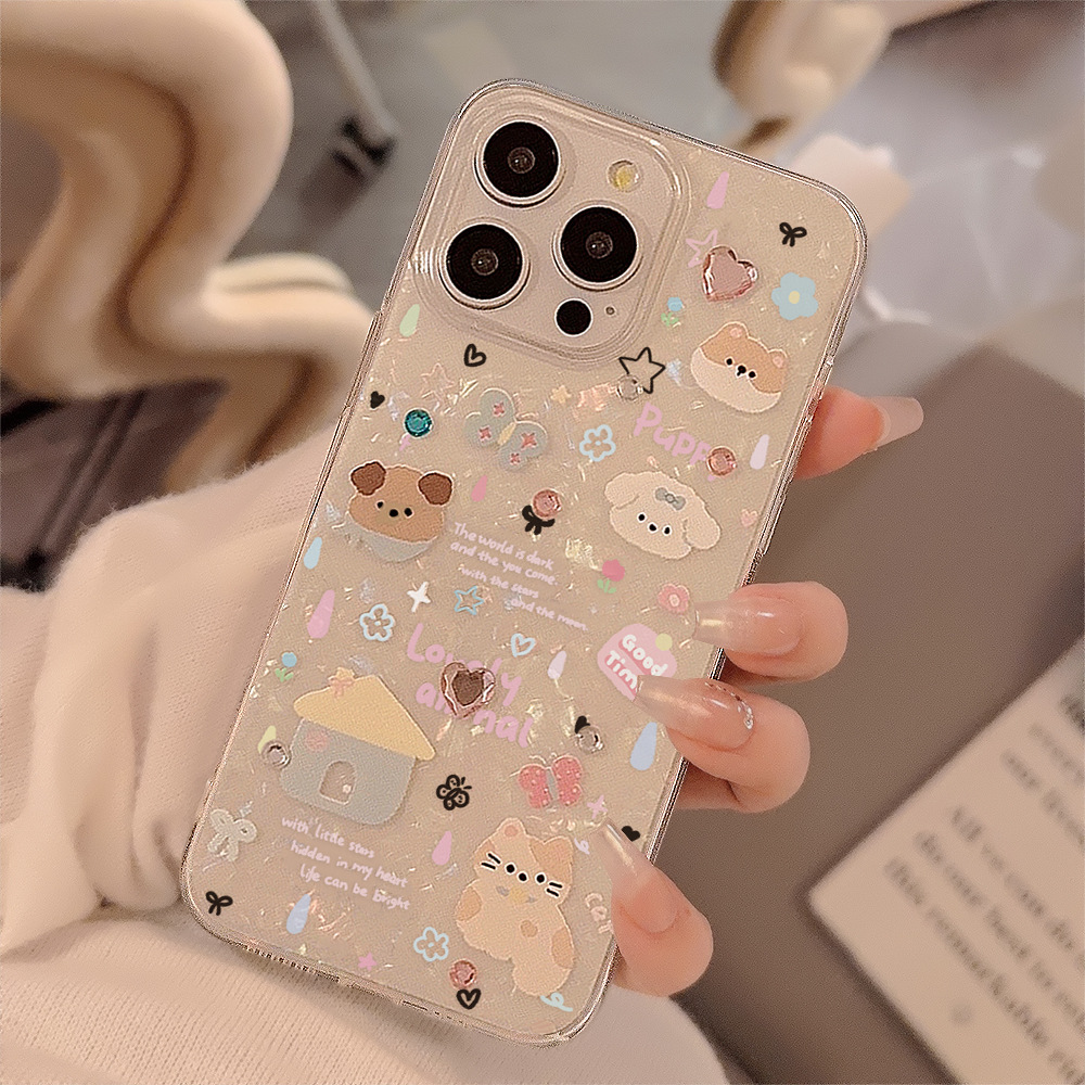 لطيف الكرتون جرو شل نمط جراب ه - مراجعة Phone Cases Cute Iphone 13 وسعره