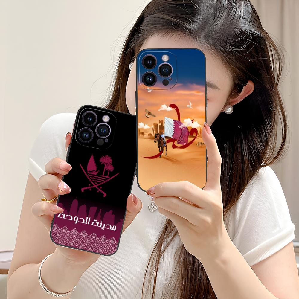 غطاء هاتف محمول بتصميم علم قطر - مراجعة Phone Cases Qatar وسعره