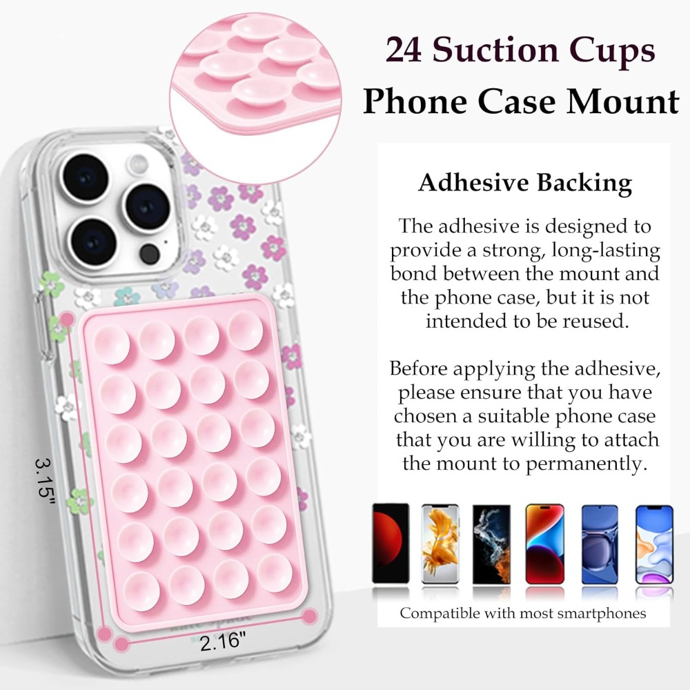 حامل هاتف سيليكون لاصق غير قاب - مراجعة Phone Cases Video وسعره