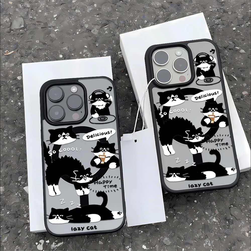 مضحك القطة السوداء شحن لاسلكي  - مراجعة Phone Cases Magsafe وسعره