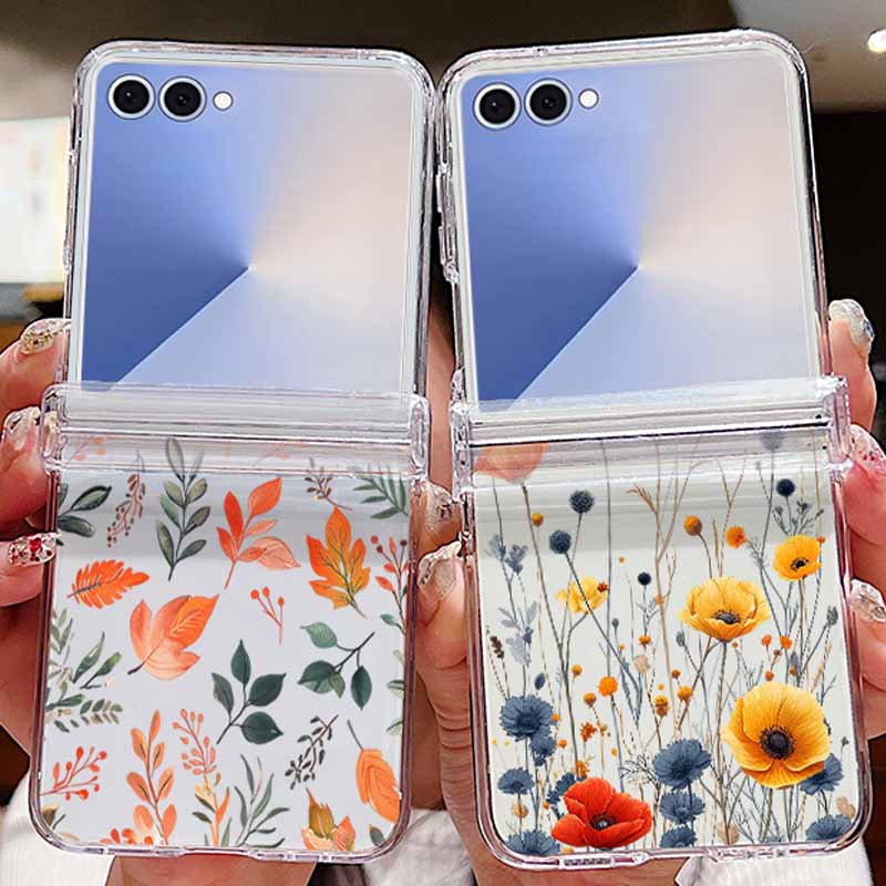 الخريف مابل ليف نمط قضية الهات - مراجعة Phone Cases Z Flip 5 وسعره