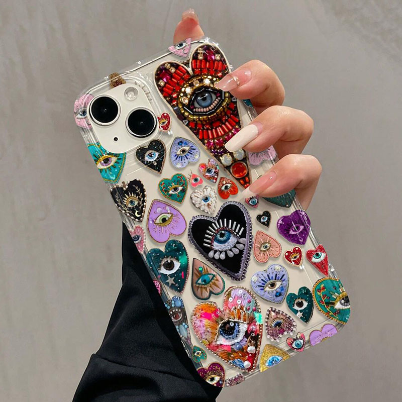 وسادة هوائية على شكل قلب العين - مراجعة Phone Cases For Samsung S21 5G وسعره