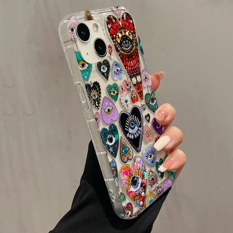 وسادة هوائية على شكل قلب العين - مراجعة Phone Cases For Samsung S21 5G وسعره