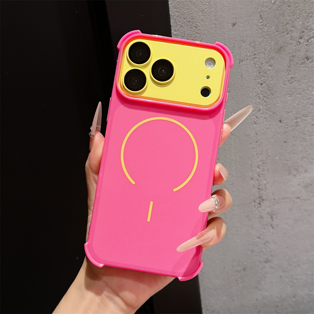 غطاء هاتف مدرع بألوان متباينة  - مراجعة Phone Cases Magsafe وسعره