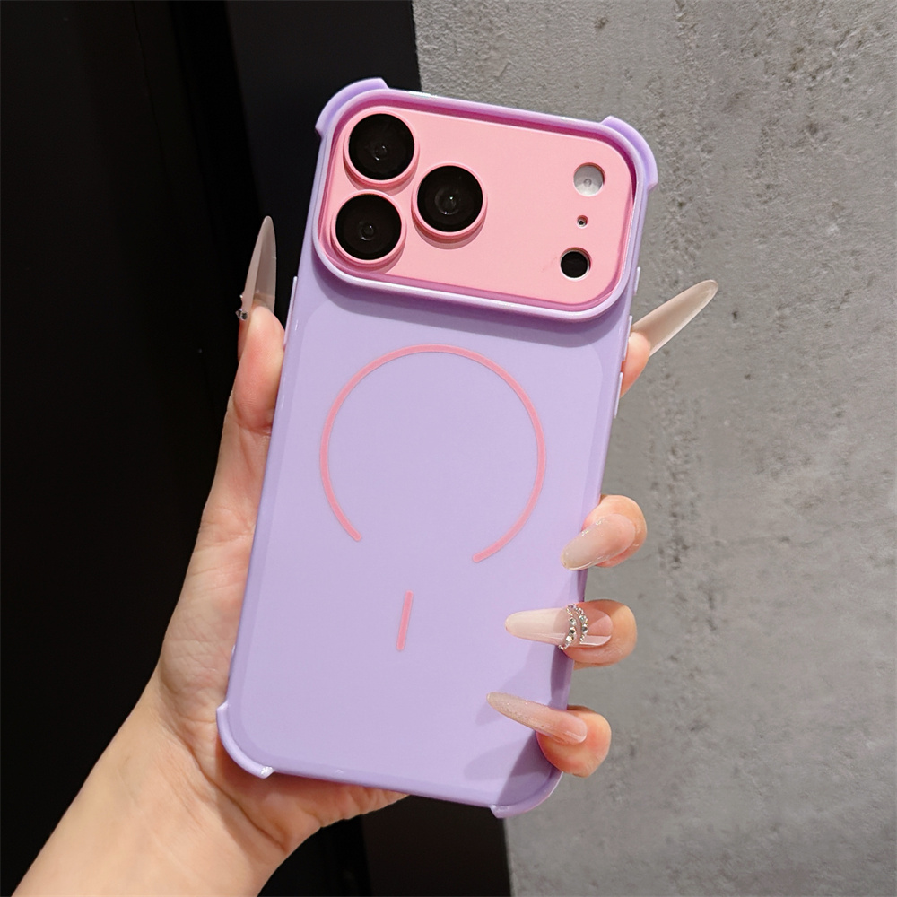 غطاء هاتف مدرع بألوان متباينة  - مراجعة Phone Cases Magsafe وسعره