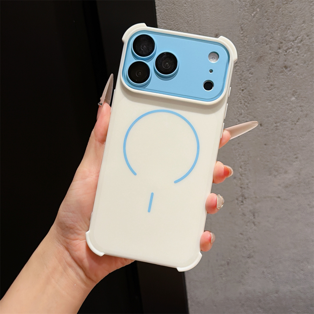 غطاء هاتف مدرع بألوان متباينة  - مراجعة Phone Cases Magsafe وسعره