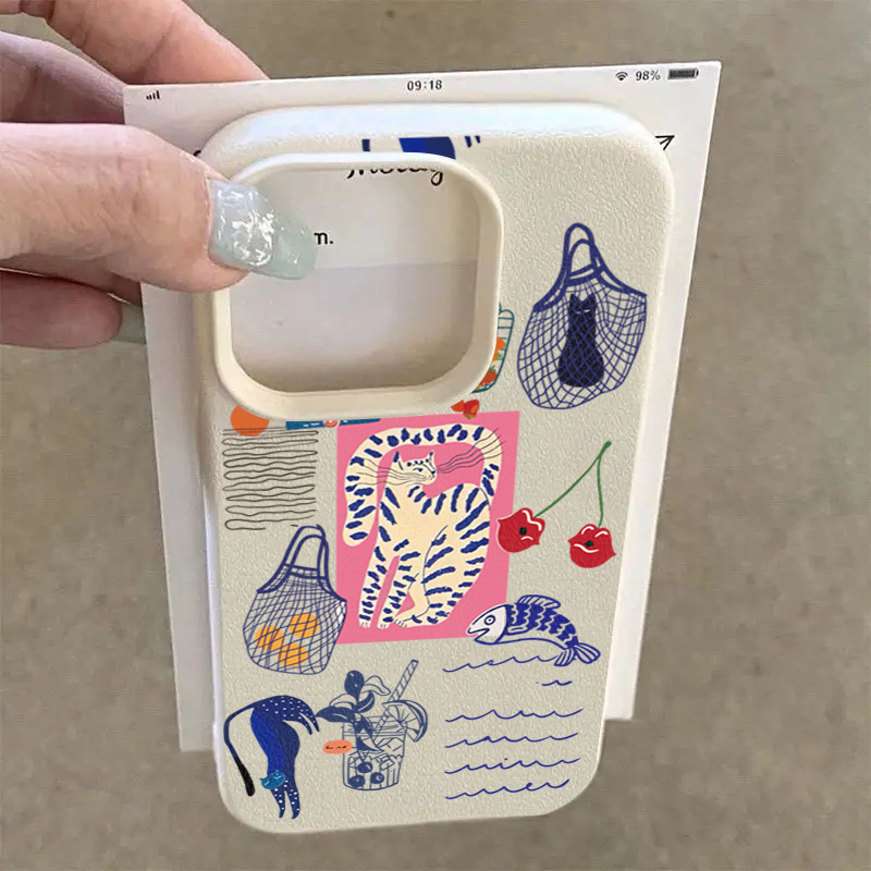جرابات هاتف جديدة بتصميم قطة ا - مراجعة Phone Cases Protective وسعره