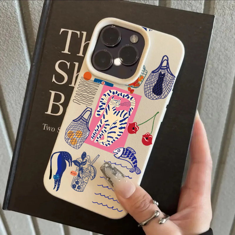 جرابات هاتف جديدة بتصميم قطة ا - مراجعة Phone Cases Protective وسعره