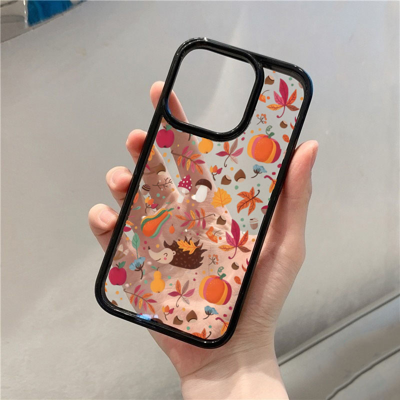 اليقطين الخريف يترك جراب هاتف  - مراجعة Phone Cases Transparent وسعره