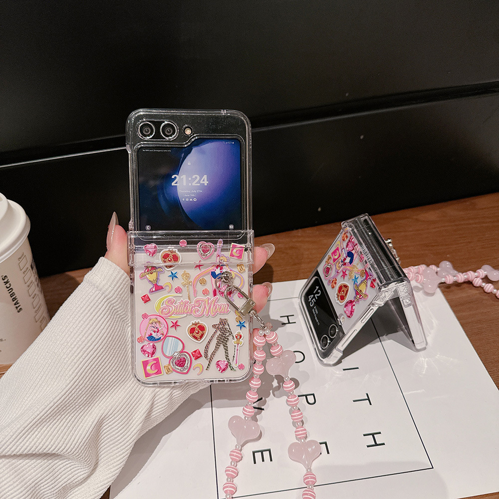 غطاء هاتف لطيف بتصميم كرتوني ي - مراجعة Phone Cases Z Flip 5 وسعره