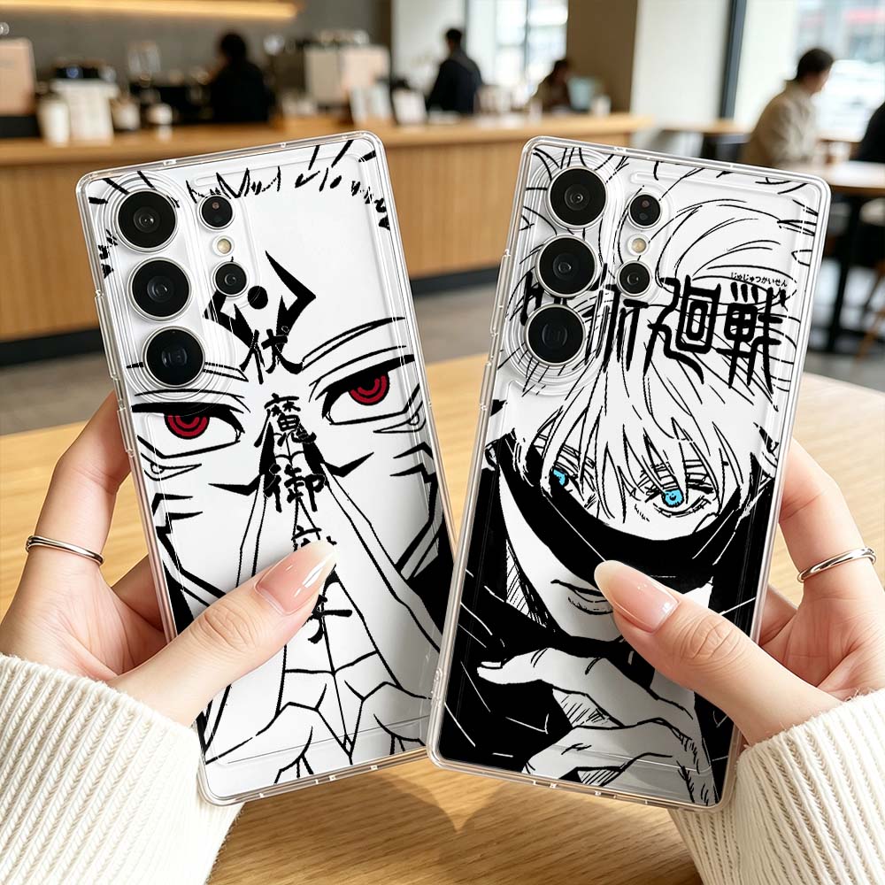 غطاء هاتف شفاف بتصميم أنيمي جو - مراجعة Phone Cases For Samsung S21 5G وسعره