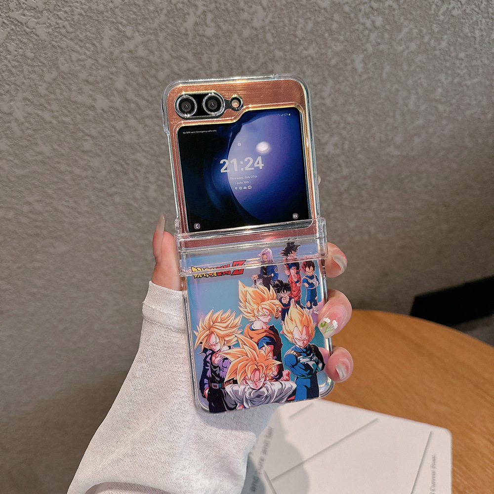 غطاء هاتف شفاف بتصميم أنيمي يا - مراجعة Phone Cases Z Flip 5 وسعره