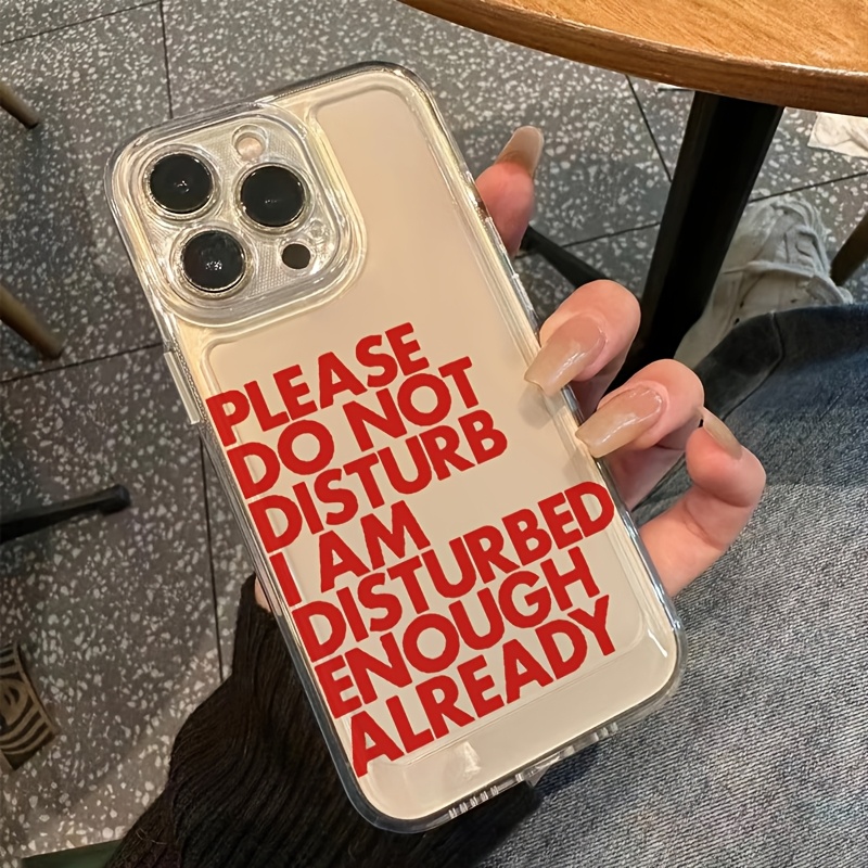 غطاء هاتف بتصميم كلمات إنجليزي - مراجعة Phone Cases Transparent وسعره