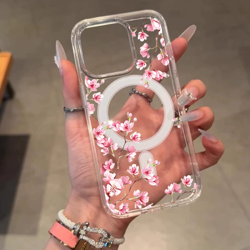 غطاء فاخر وردي اللون بتصميم ال - مراجعة Phone Cases Magsafe وسعره