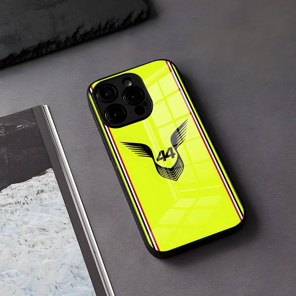 غطاء هاتف زجاجي أسود بتصميم 44 - مراجعة Phone Cases Hamilton وسعره