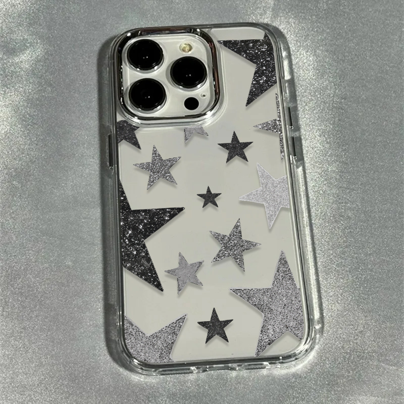 غطاء هاتف شفاف بنمط نجمة لامعة - مراجعة Phone Cases Transparent وسعره