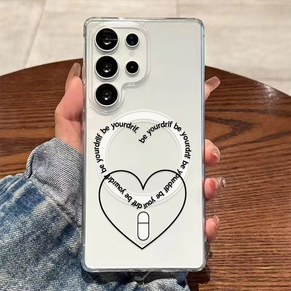 غطاء هاتف شفاف بتصميم قلب متوا - مراجعة Phone Cases Magsafe وسعره