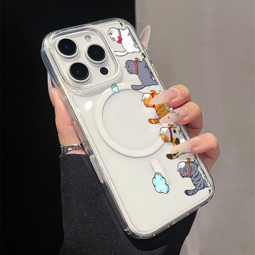غطاء هاتف شفاف بتصميم قطة كرتو - مراجعة Phone Cases Cute Iphone 13 وسعره
