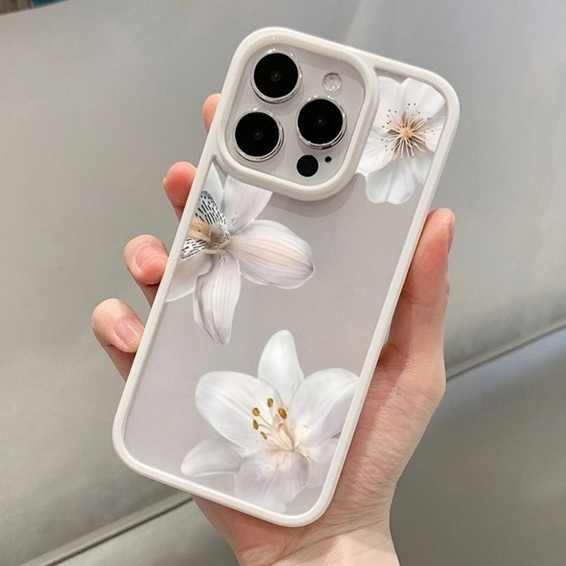 لطيف زهر الكرز زنبق اللؤلؤ قضي - مراجعة Phone Cases For Samsung S21 5G وسعره