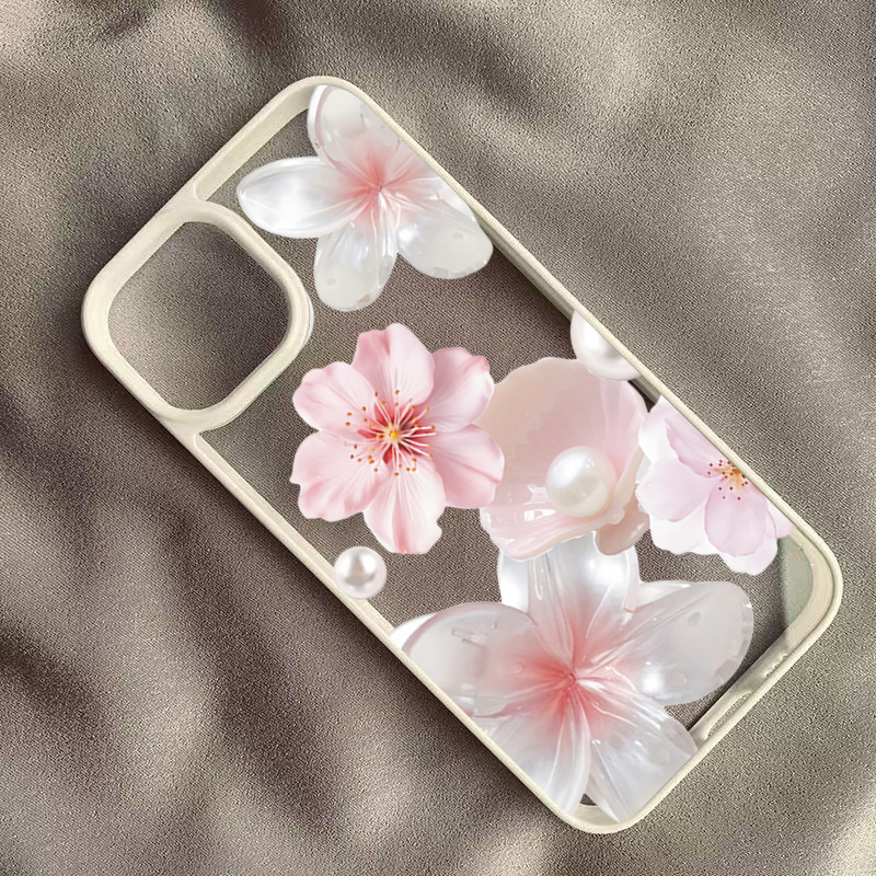 لطيف زهر الكرز زنبق اللؤلؤ قضي - مراجعة Phone Cases For Samsung S21 5G وسعره
