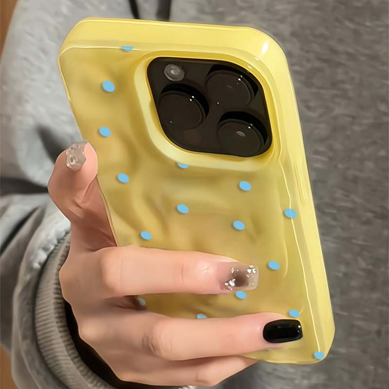 أسود أبيض أزرق منقطة جراب هاتف - مراجعة Phone Cases Cute Iphone 13 وسعره