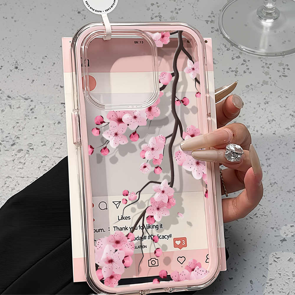 غطاء شفاف بفيونكة وردية لهواتف - مراجعة Phone Cases Transparent وسعره