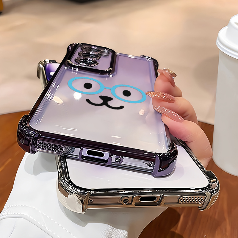 غطاء هاتف بتصميم نظارات زرقاء  - مراجعة Oppo A78 وسعره